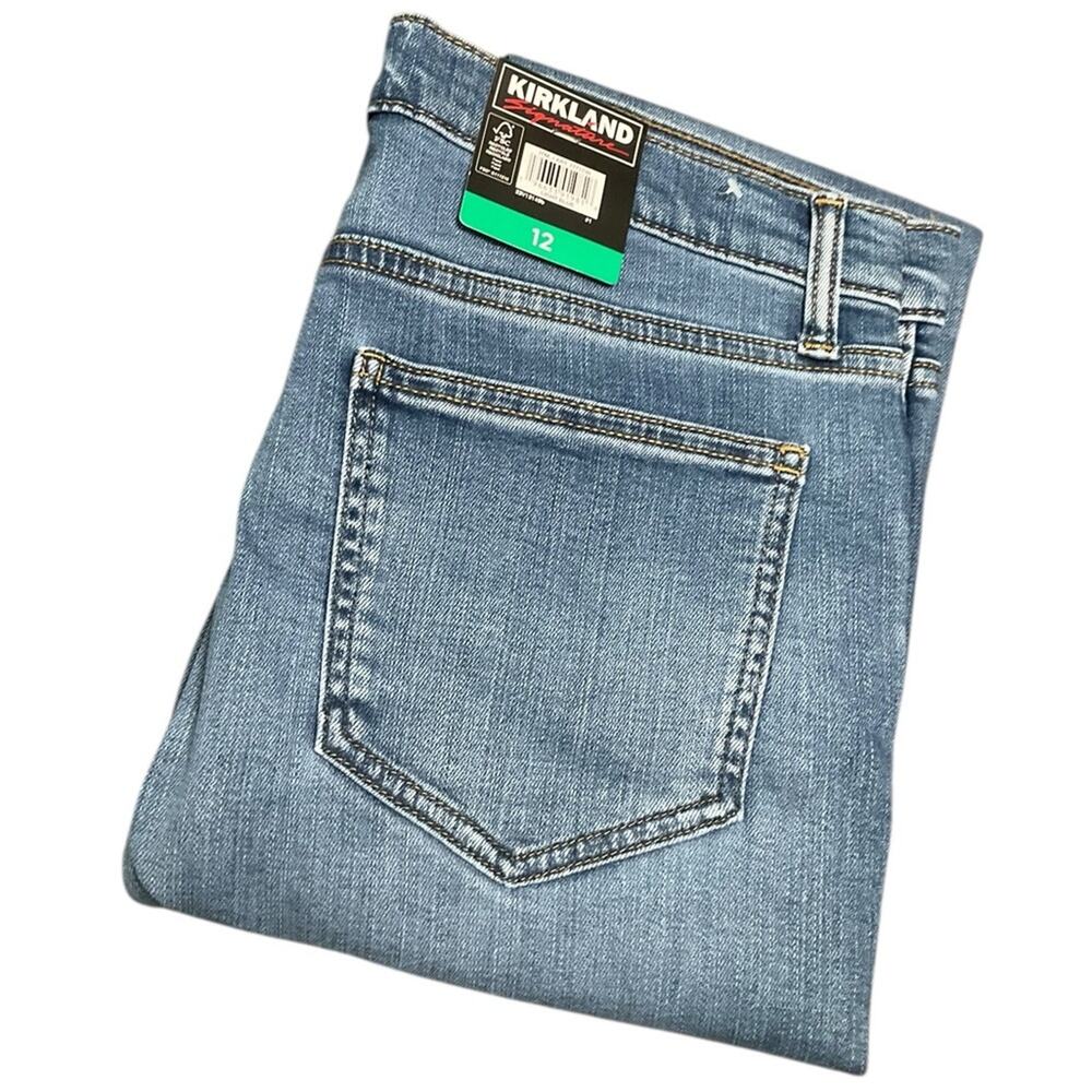 Kirkland Women's Jeans Light Blue Stretch High Rise Size 12 NWT